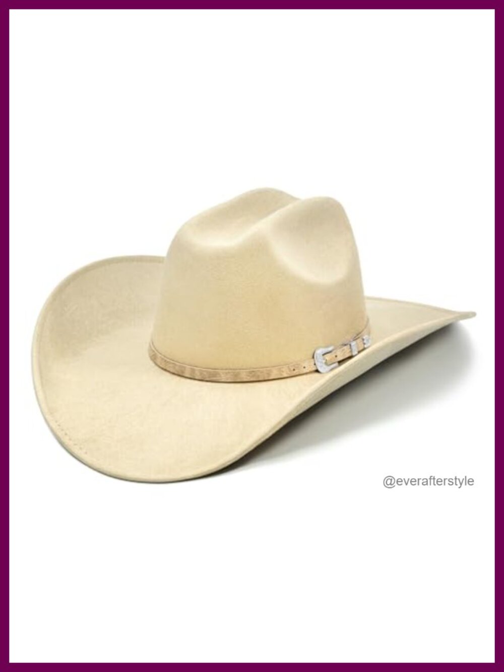 Unbranded Felt Cowboy Hat Shapeable Wide Brim Western Cattleman